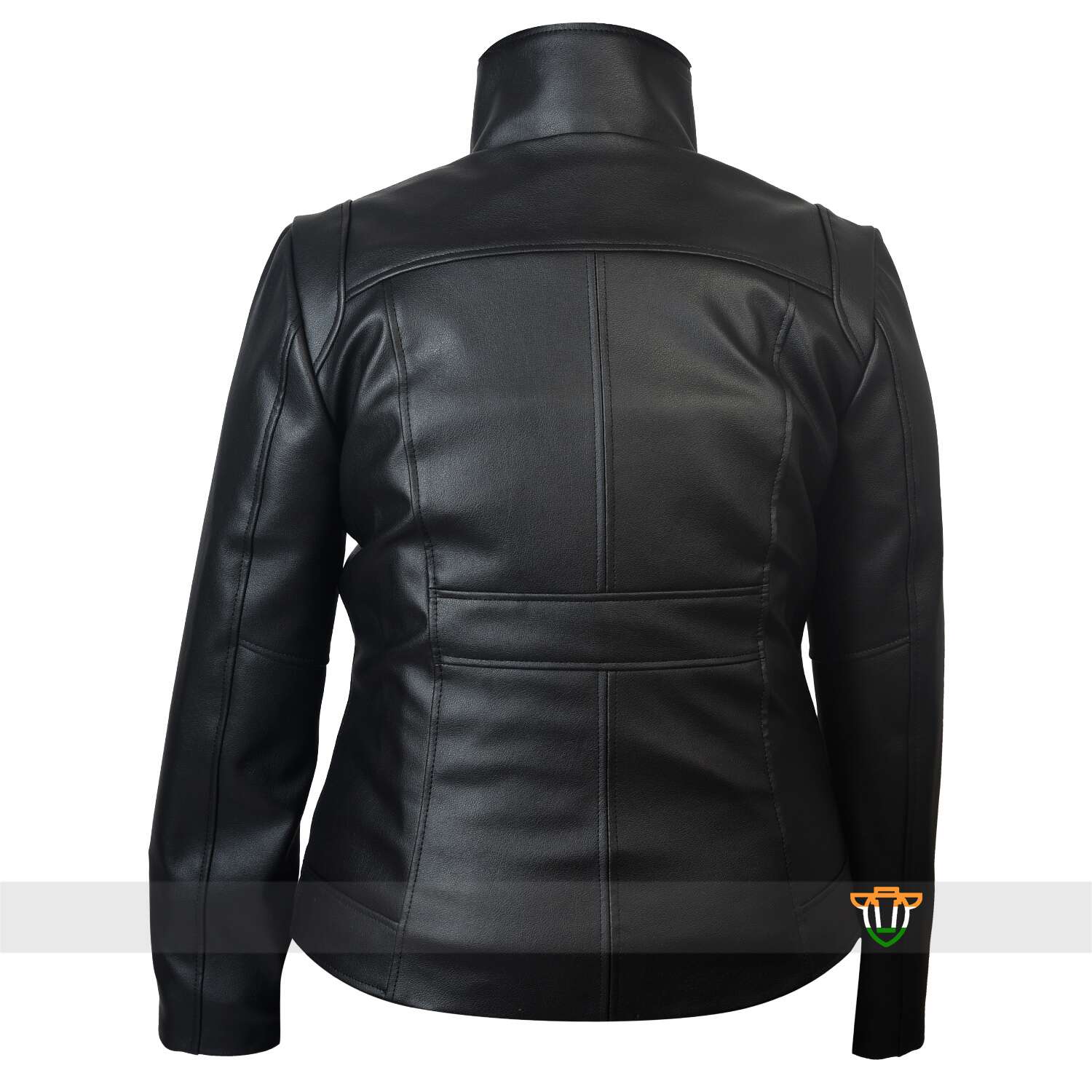 Ladies Jacket with a mandarin collar and a masterpiece - Image 2