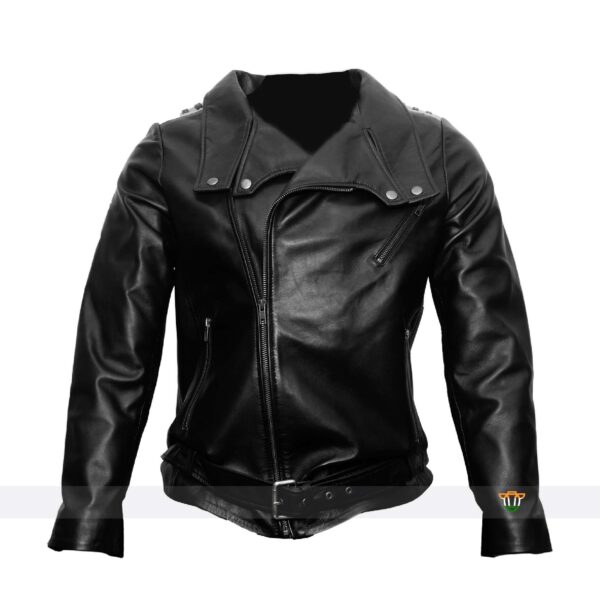 Black Designer Bikers Jacket