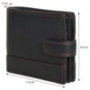 Leather Designer Wallet with Flap