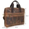 Under € 95 Genuine Hunter Leather Executive